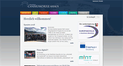 Desktop Screenshot of canisiusschule-ahaus.de
